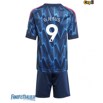 Arsenal Gabriel Jesus #9 Echipament de Fotbal Replică 2025-26 Copii Deplasare (+ Șorturi)